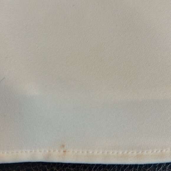 Amanda Uprichard New York Cream White Long Sleeve Dress Size S - Picture 4 of 5